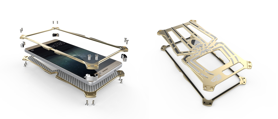鋁（lǚ）合金手機保護套